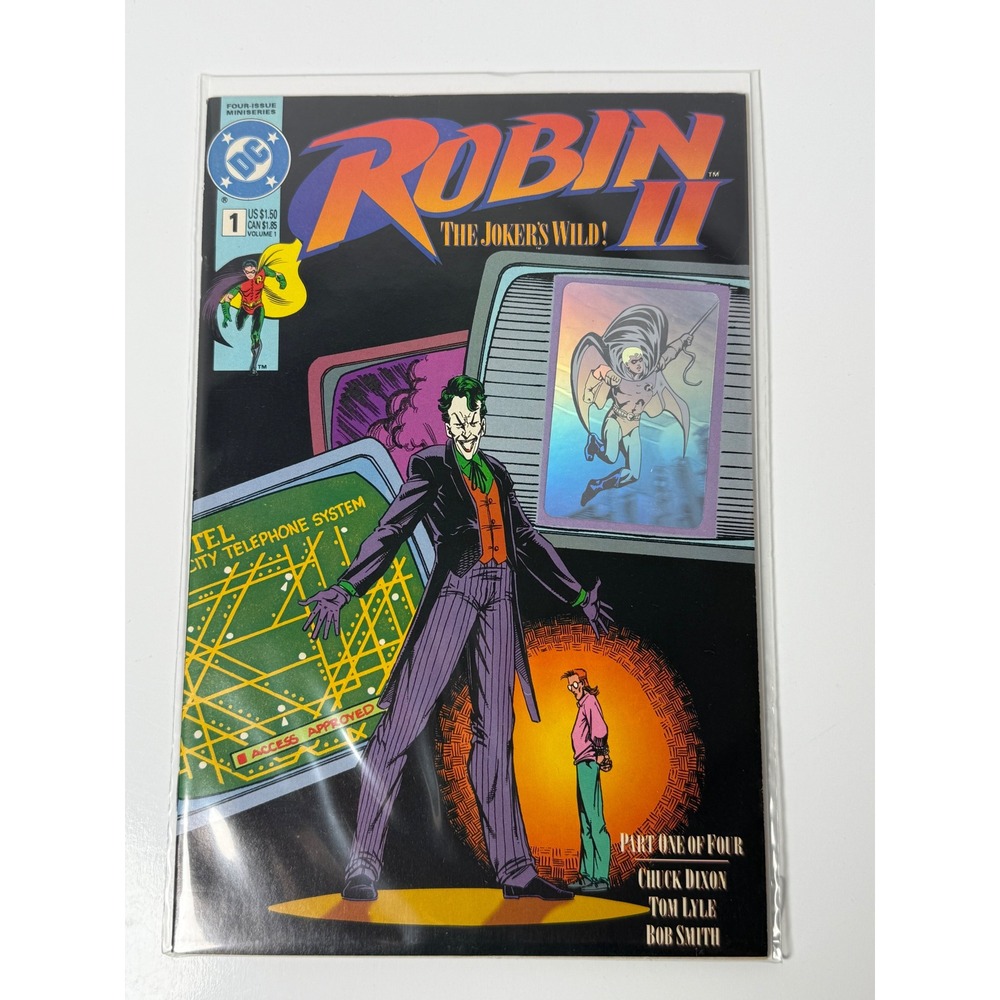 DC Comics Robin II The Joker's Wild 1 Hologram Cover 1991 Chuck Dixon Tom Lyle
